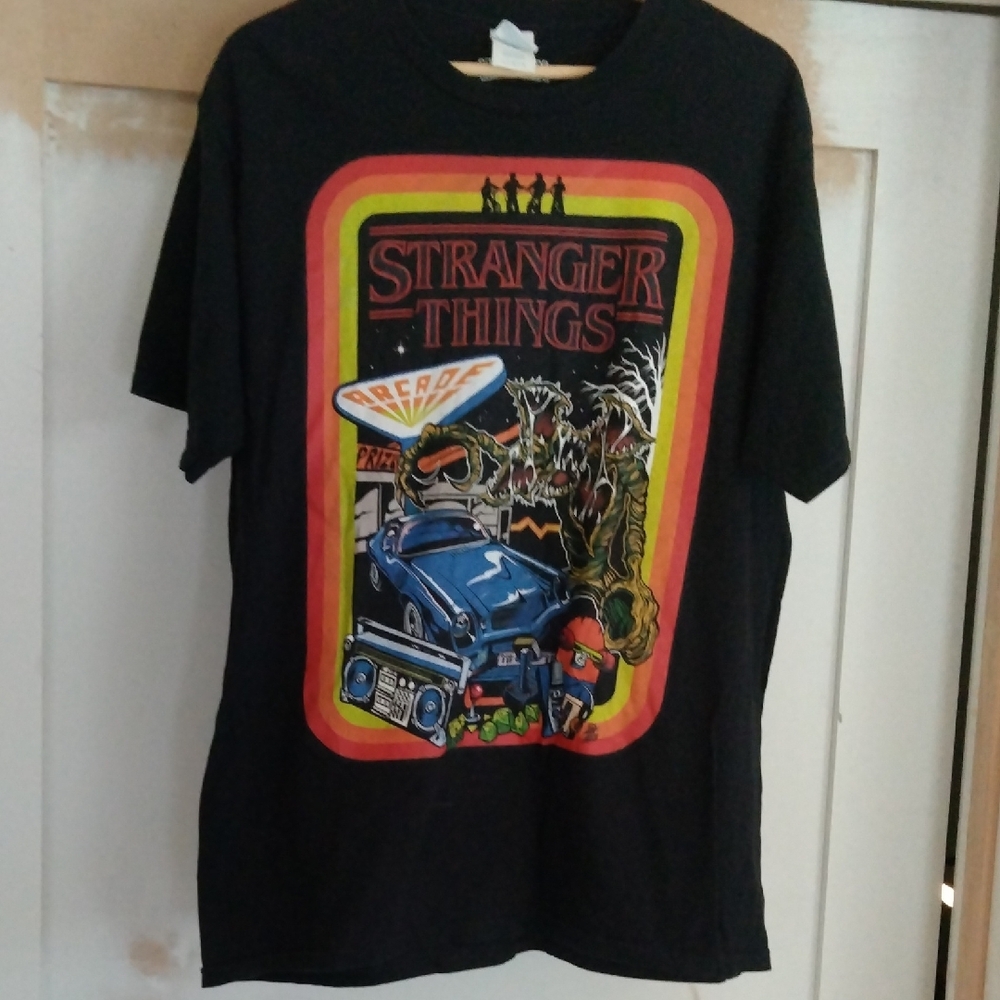 Netflix Stranger Things Black Graphic Tee